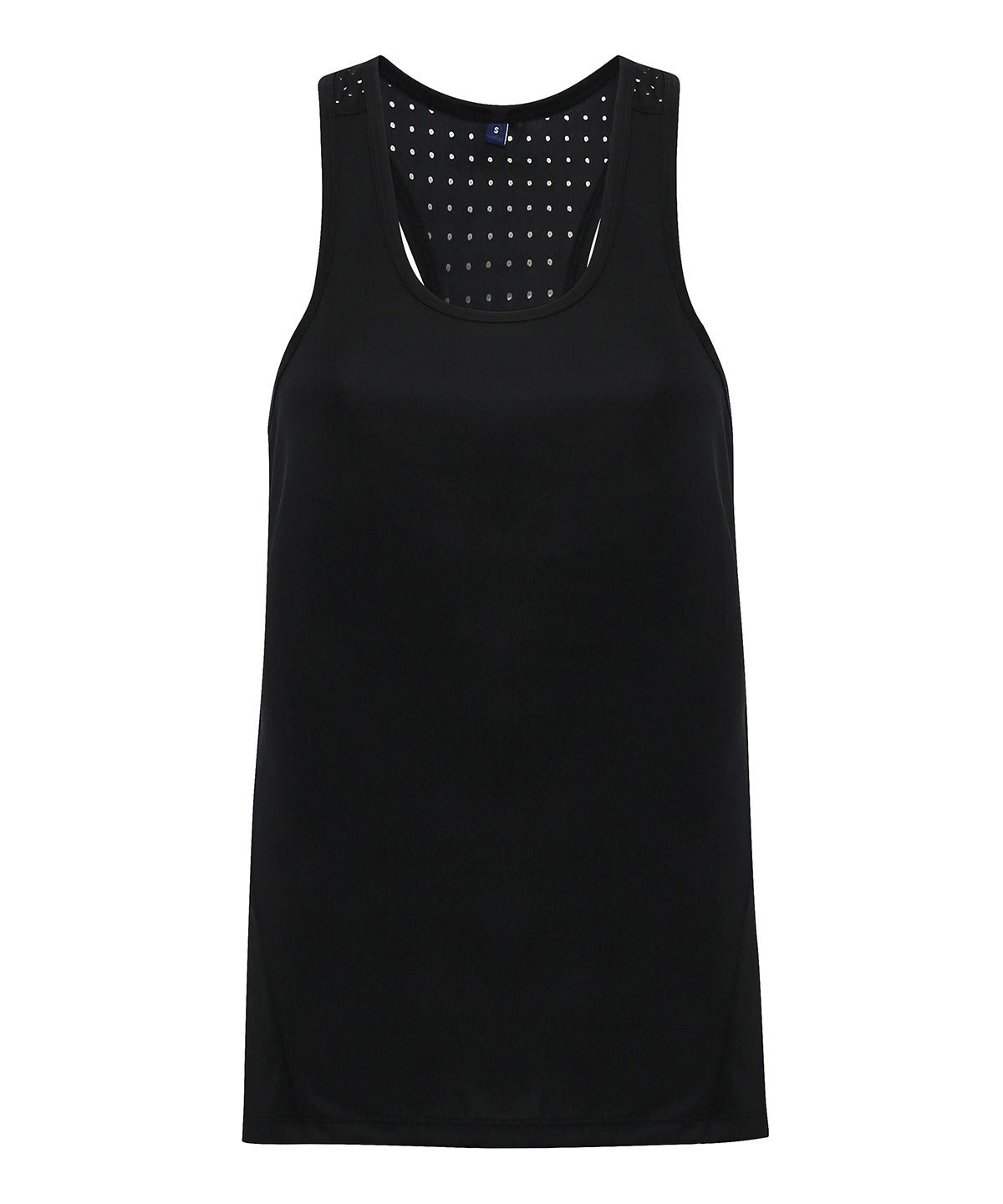 Womens TriDri® laser cut vest | black