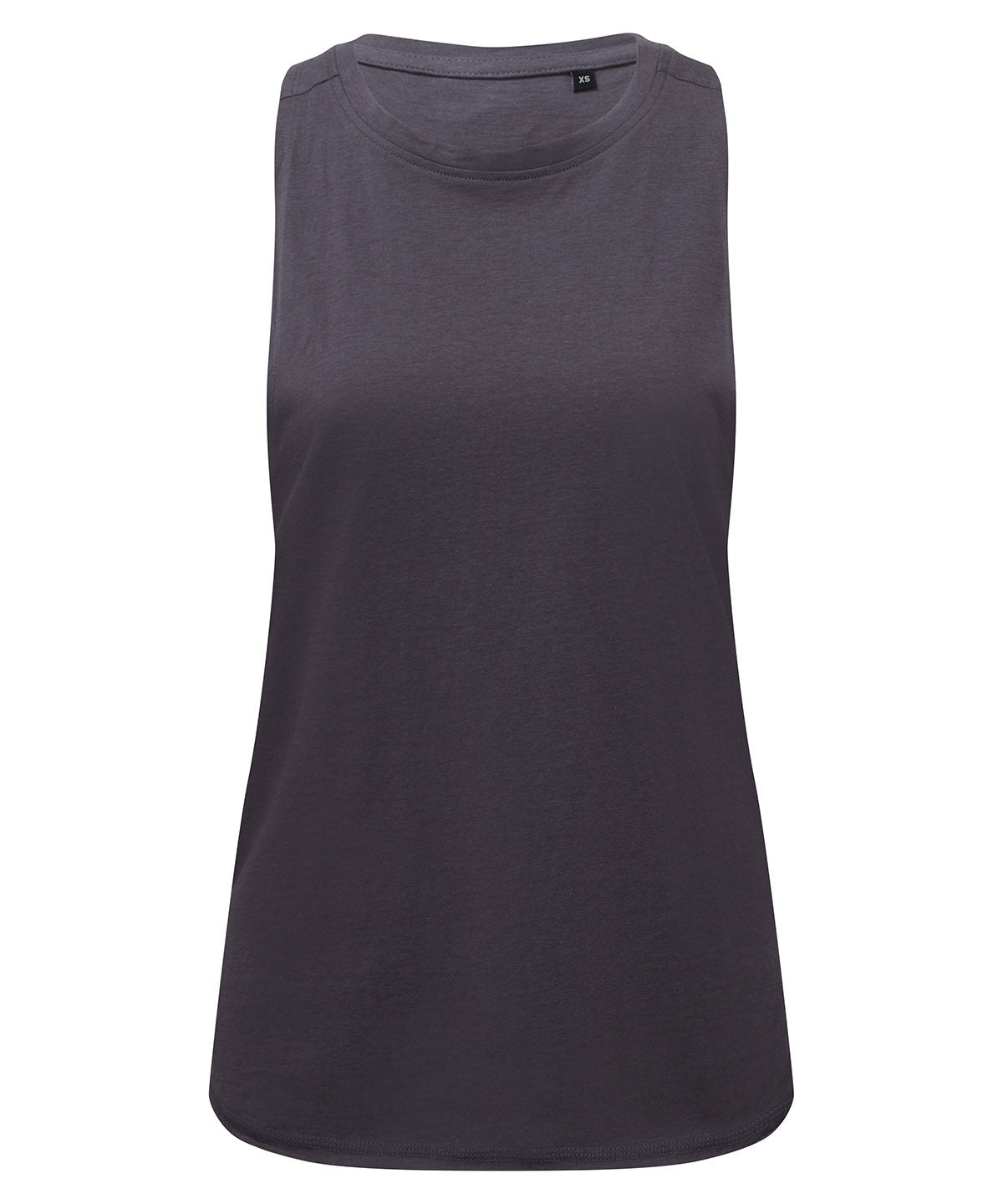 Womens TriDri® organic tank top | charcoal