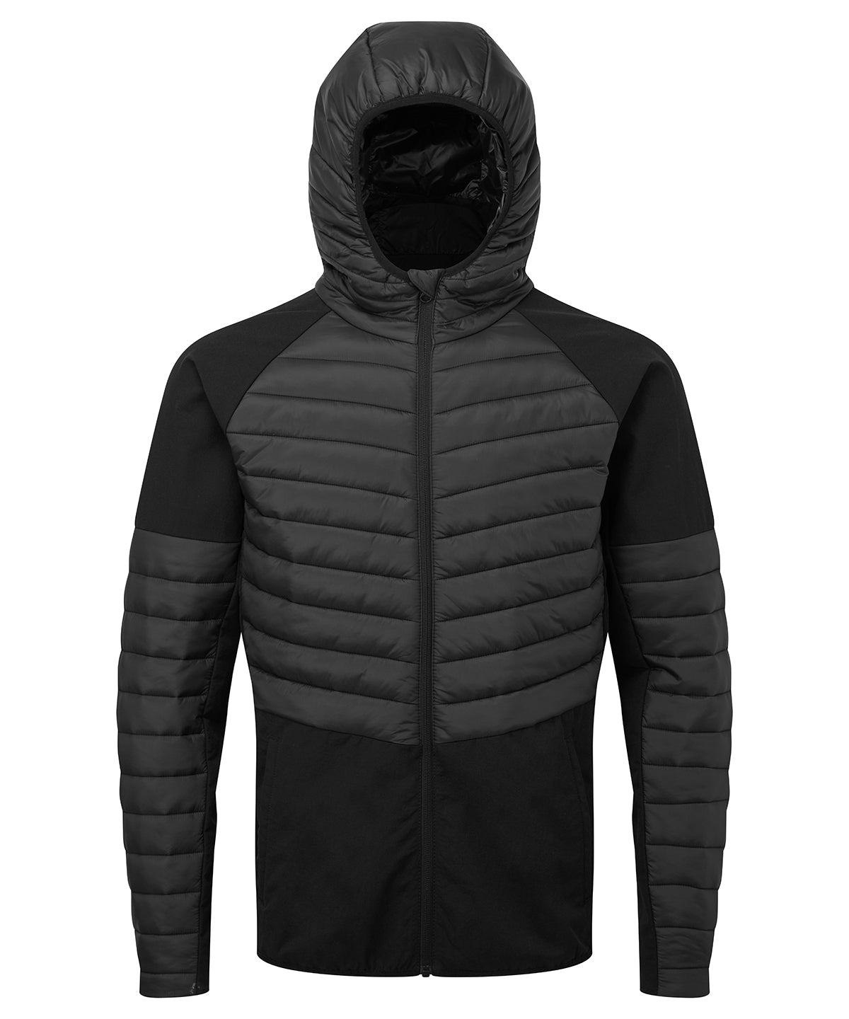 Mens TriDri® insulated hybrid jacket | Black