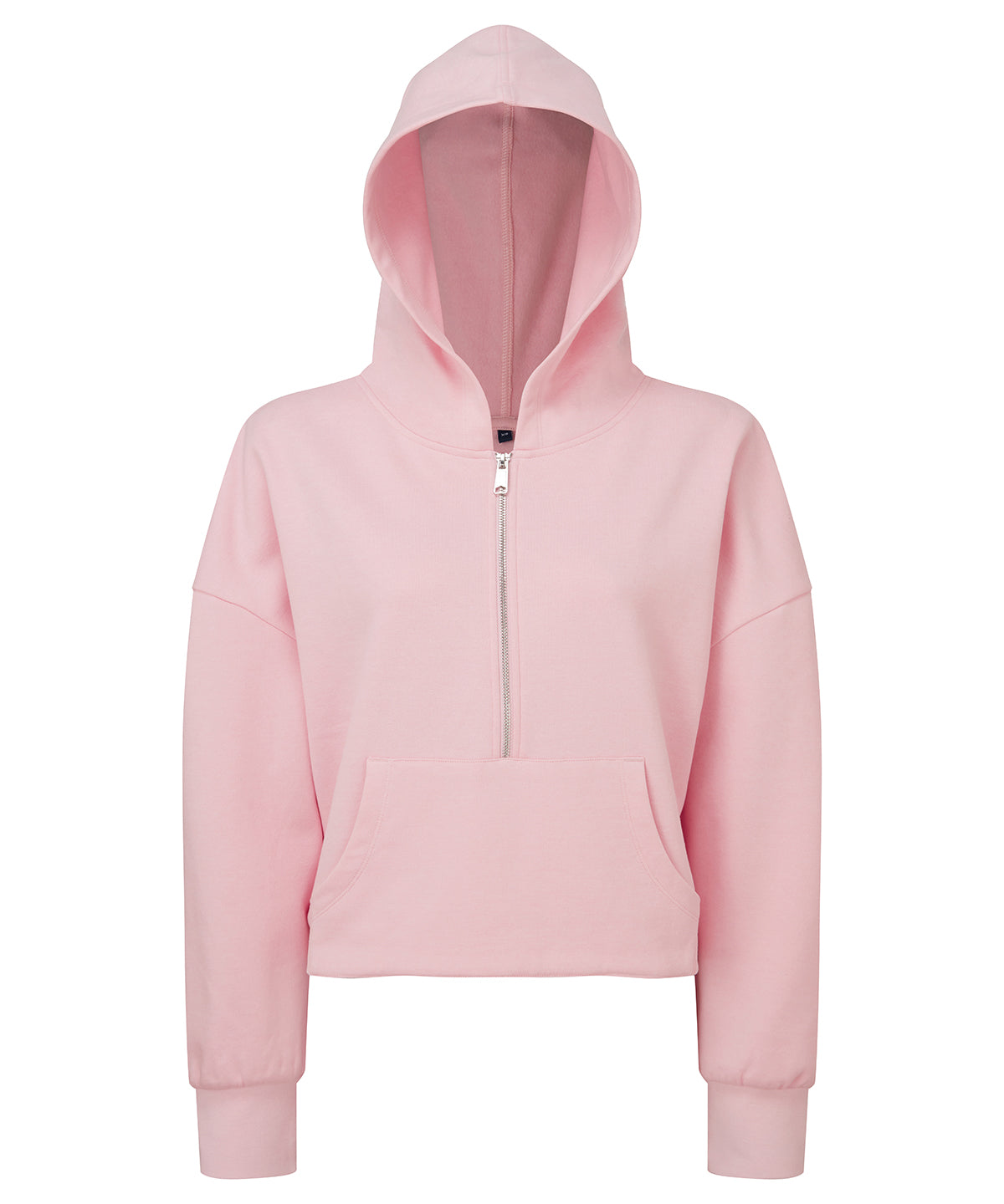 Womens TriDri® 1/2 zip hoodie | light pink