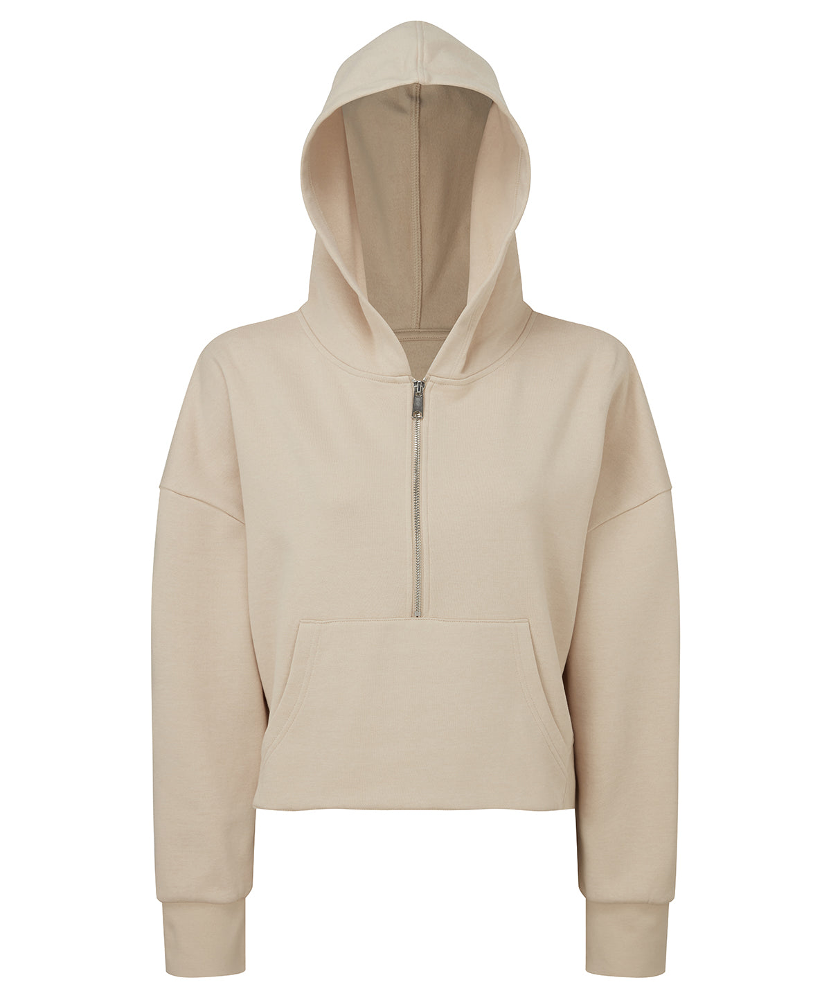 Womens TriDri® 1/2 zip hoodie | nude