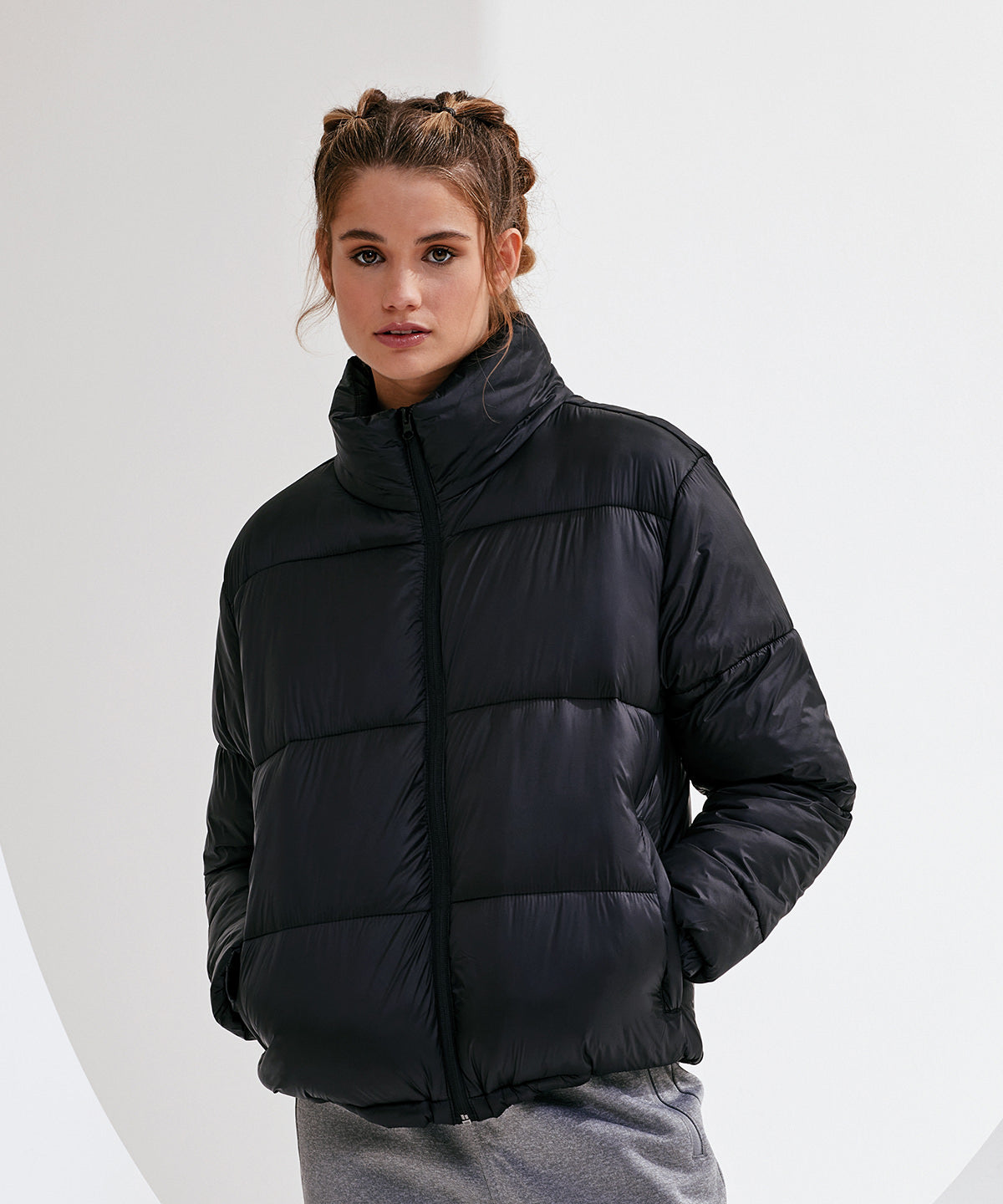 Womens TriDri® padded jacket | black