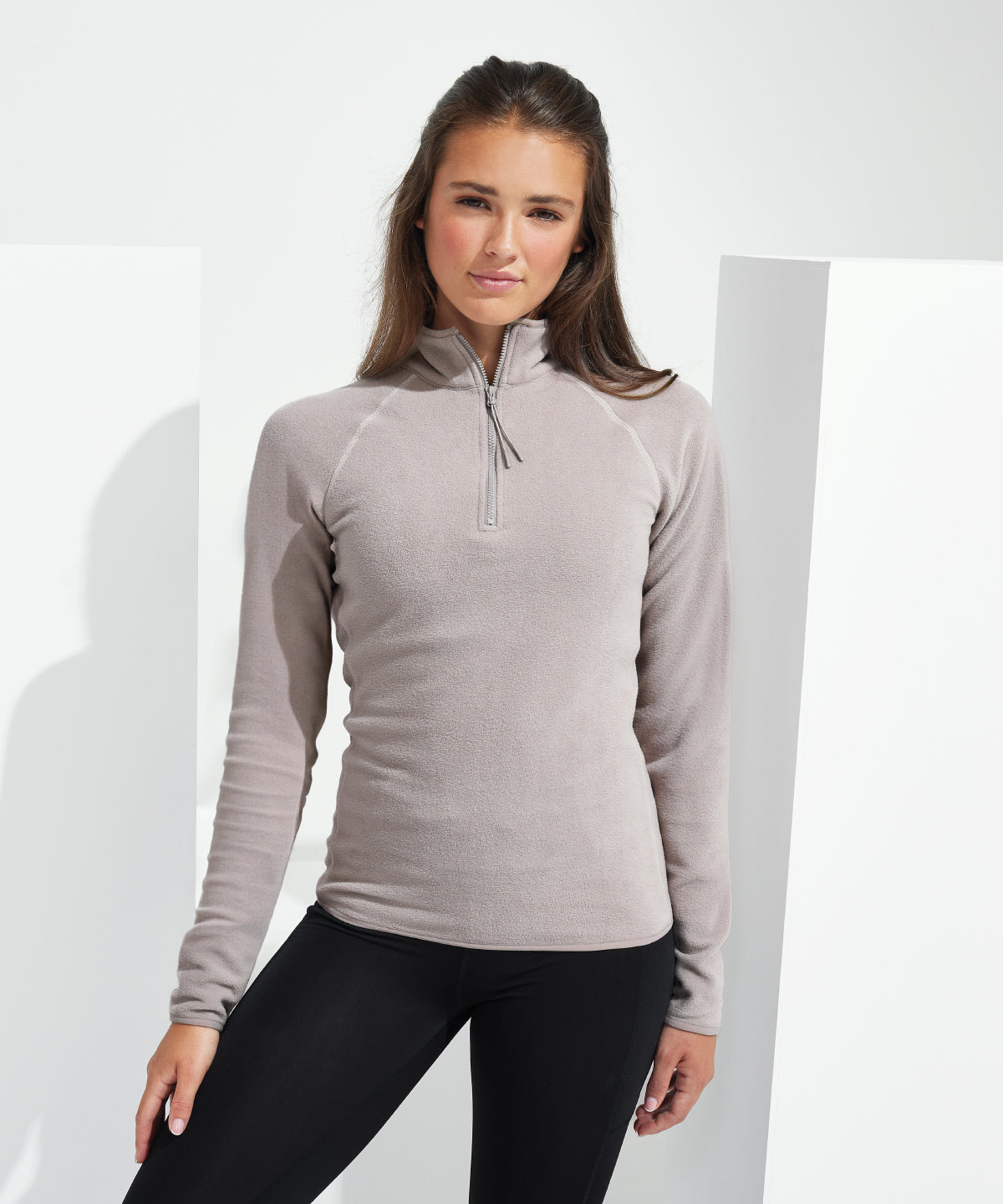 Womens TriDri® Recycled Elements active-fitted fleece | black