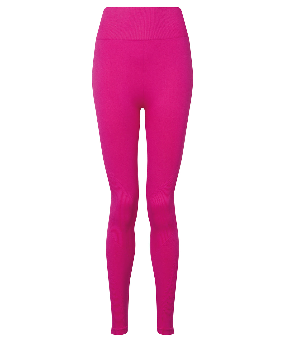 Womens TriDri® seamless 3D fit multi-sport sculpt solid colour leggings | fuchsia