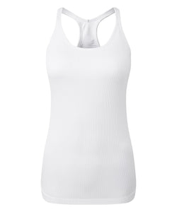 Womens TriDri® seamless 3D fit multi-sport sculpt vest with secret support | black