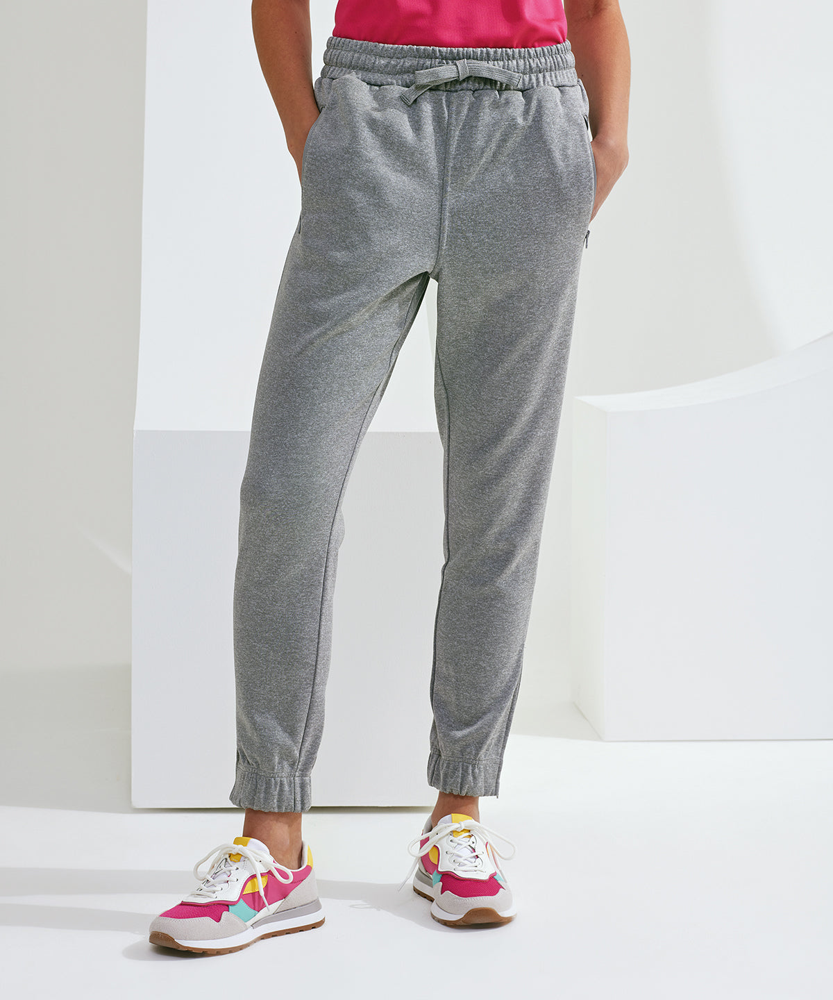 Womens TriDri® Spun Dyed joggers | black