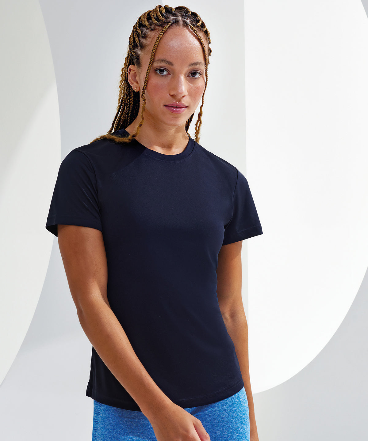 Womens TriDri® recycled performance t-shirt | black