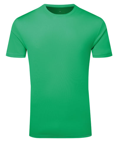 TriDri® Cationic recycled textured tee | bright kelly