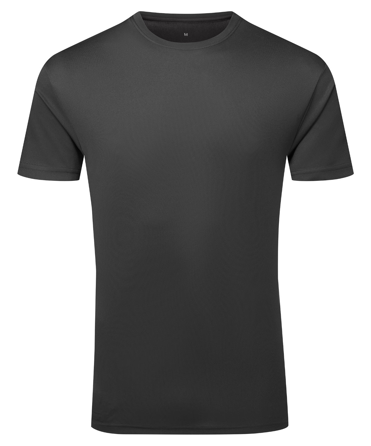 TriDri® Cationic recycled textured tee | charcoal