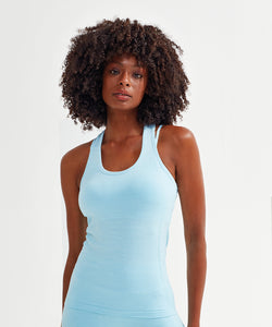 Womens TriDri® recycled seamless 3D fit multi-sport flex vest | black