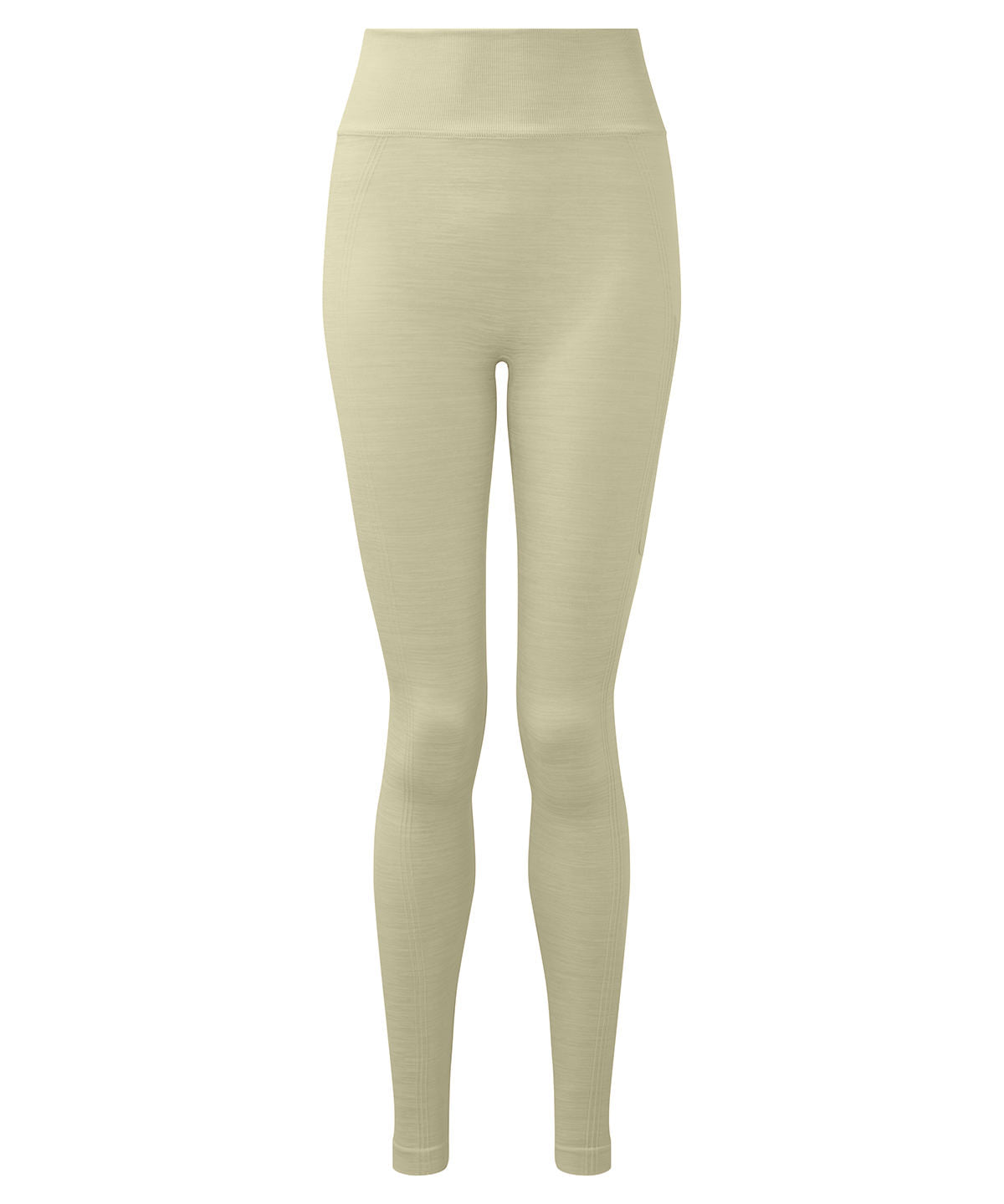 Womens TriDri® recycled seamless 3D fit multi-sport flex leggings | sage green melange