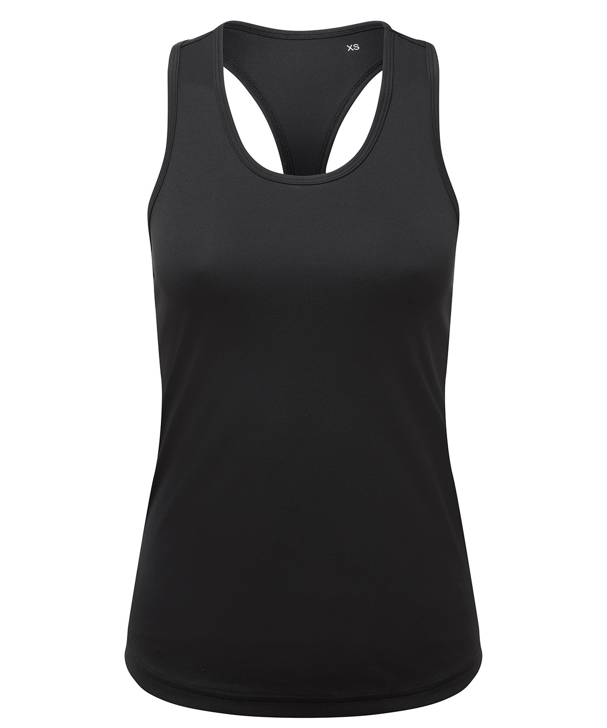 Womens TriDri® recycled performance slim racerback vest | black