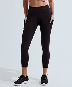 Womens TriDri® recycled performance 7/8 leggings | black