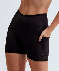 Womens TriDri® recycled micro shorts | black