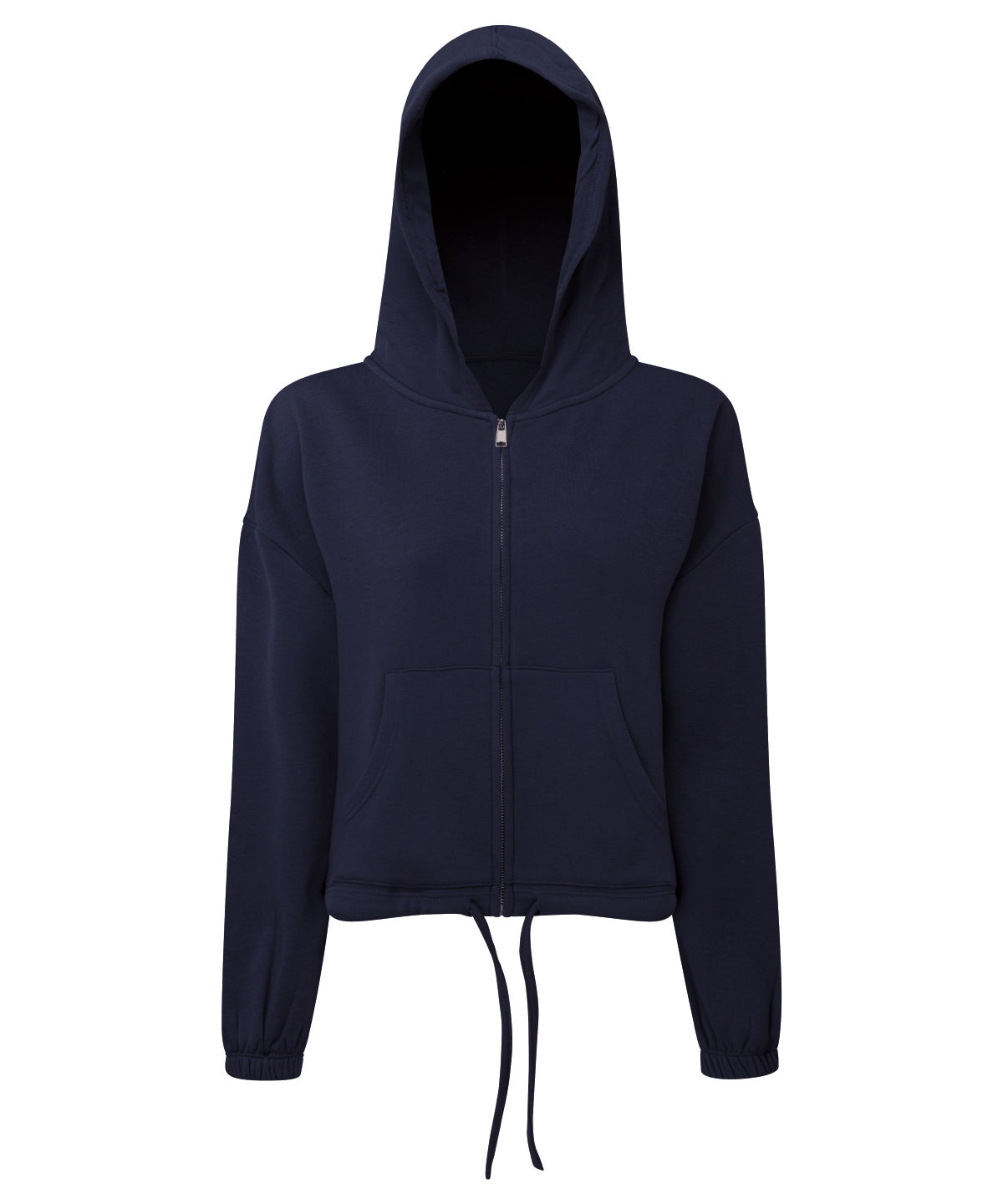 Womens TriDri® recycled drawstring full-zip hoodie | navy