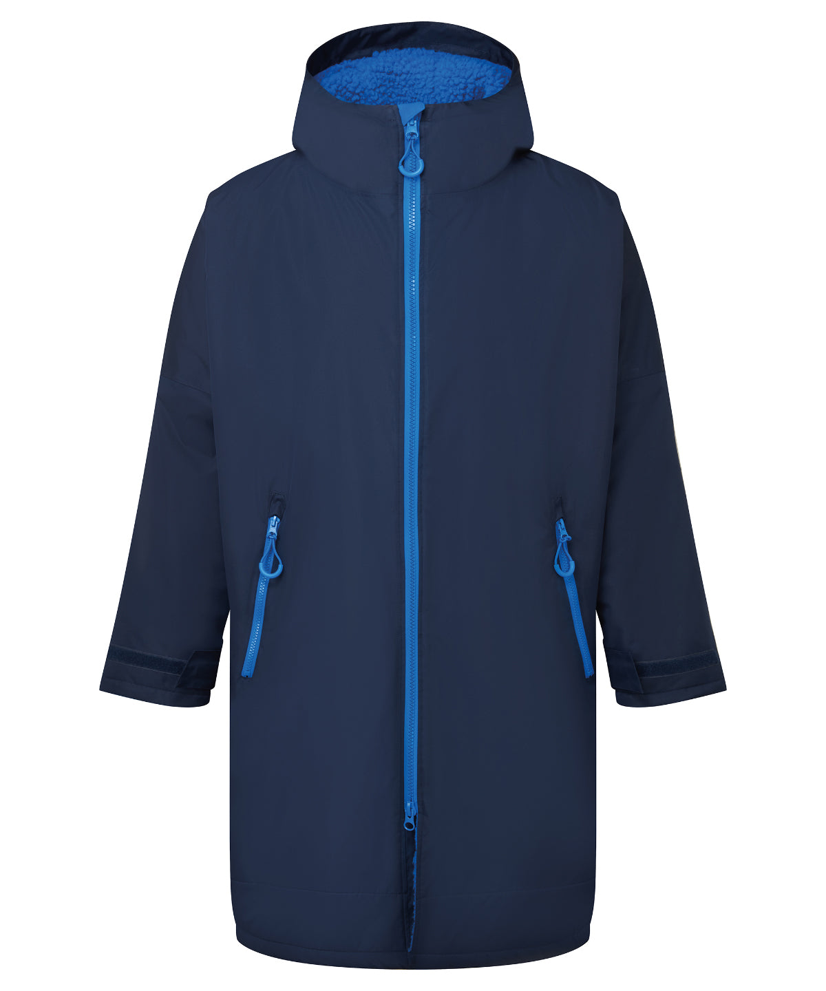 TriDri® All-seasons waterproof changing robe | navy/sapphire
