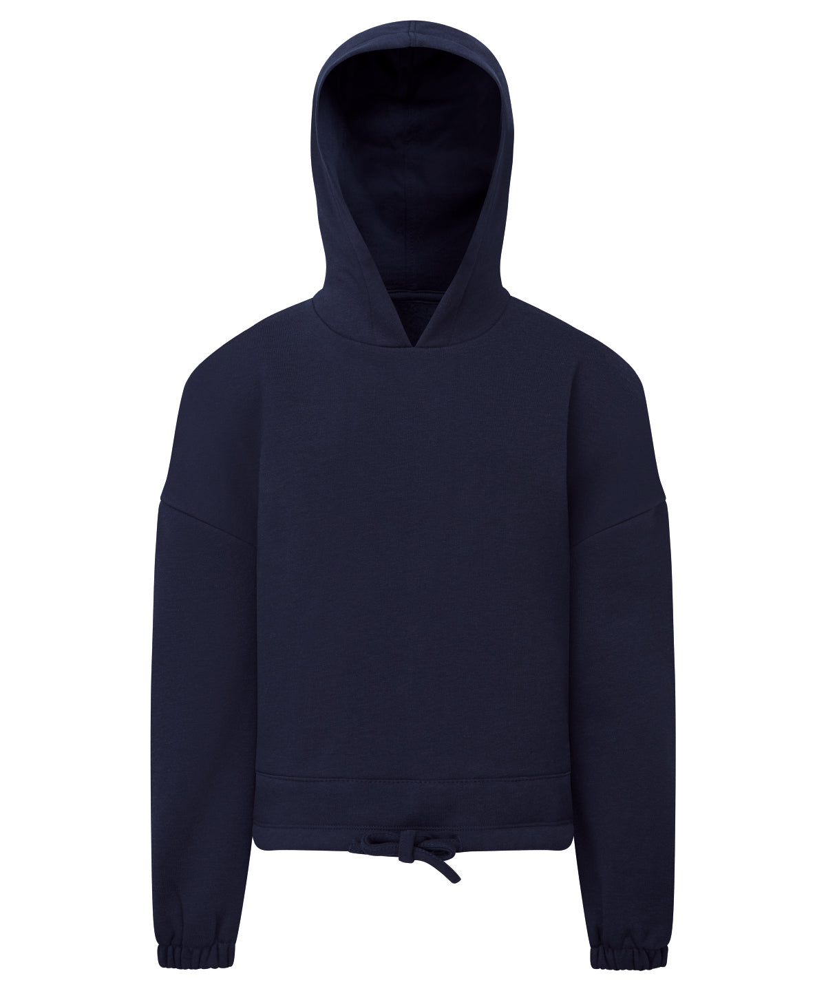 Kids TriDri® recycled cropped oversize hoodie | navy