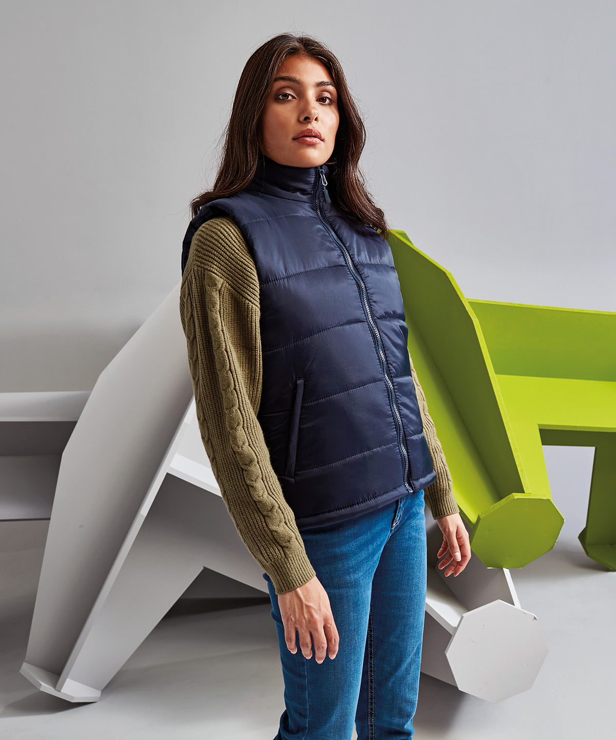 Womens bodywarmer | navy