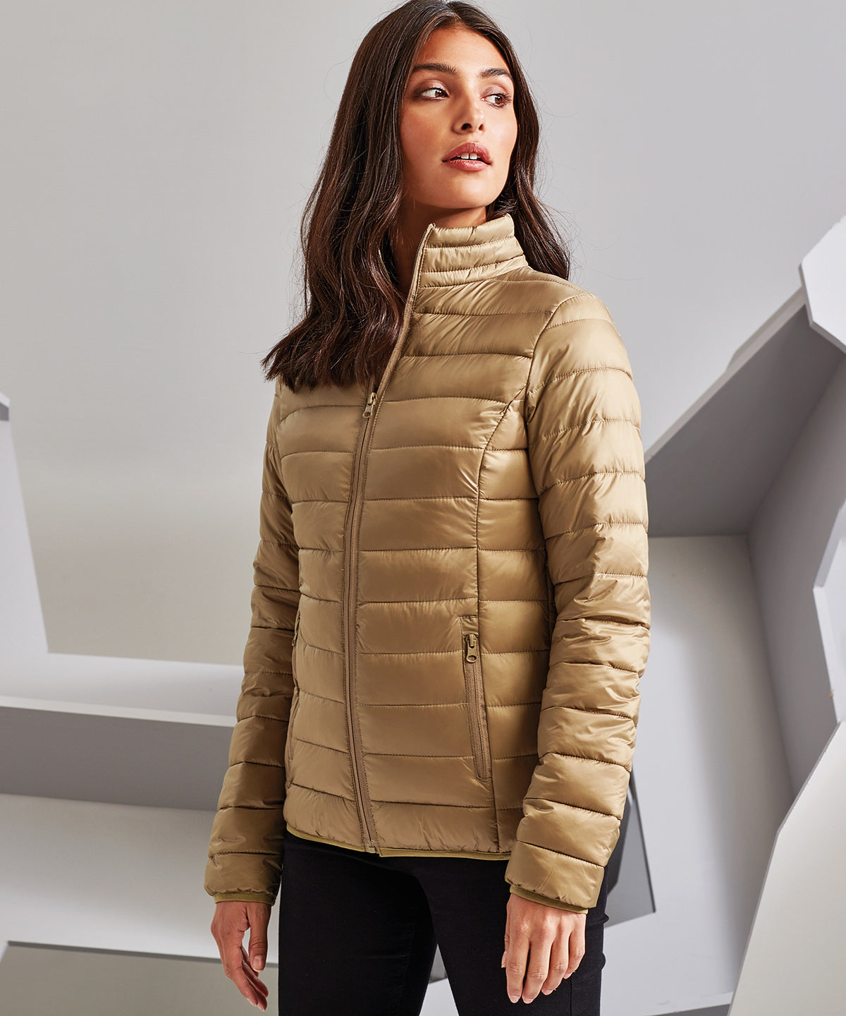 Womens terrain padded jacket | black