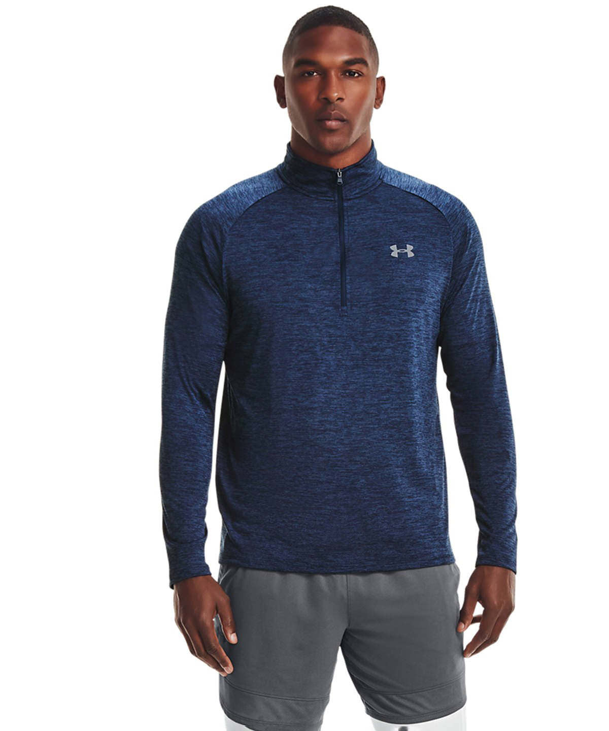 Tech 20  1/2 zip long sleeve | black/charcoal