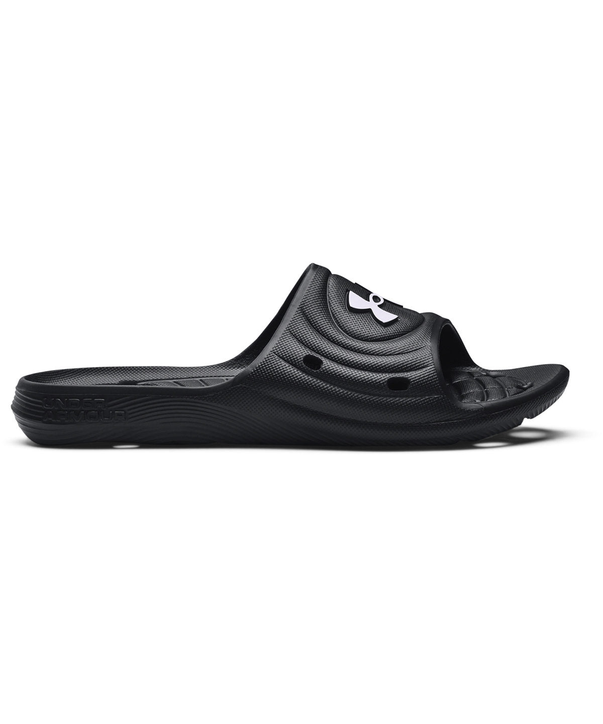 UA Locker IV slides | black/black/white