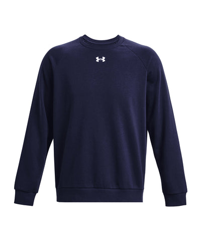 UA Rival fleece crew | midnight navy/white