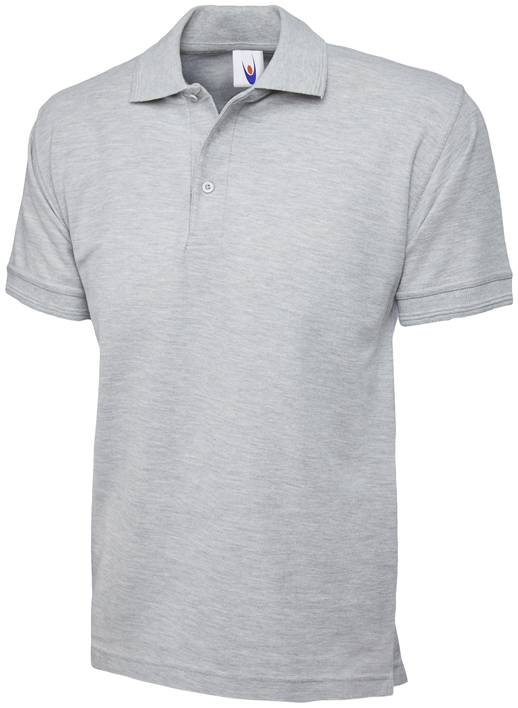 Heavyweight Poloshirt | Heather Grey
