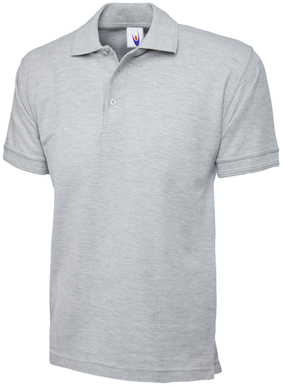 Heavyweight Poloshirt | Heather Grey