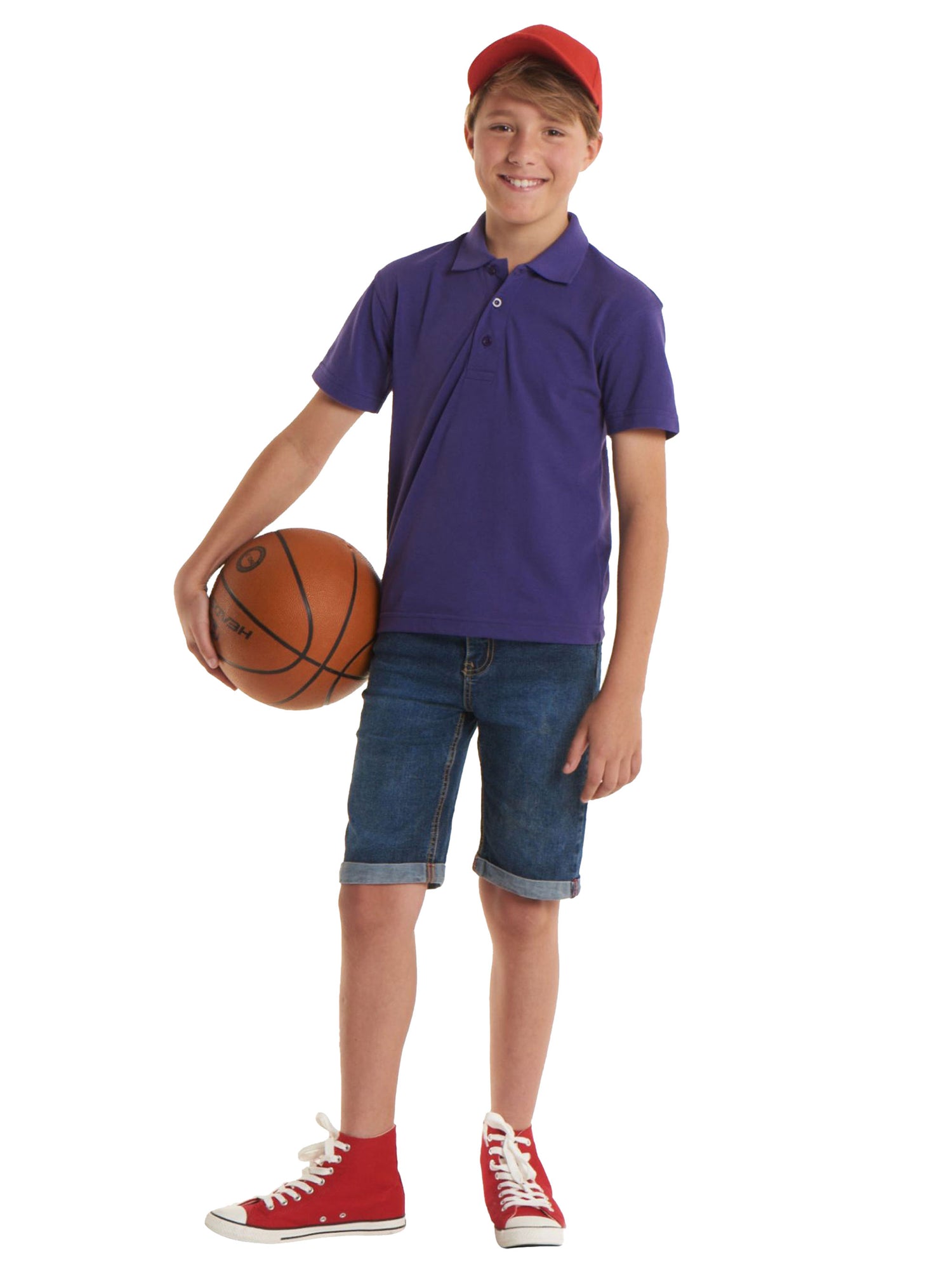 Childrens Classic Poloshirt | Red