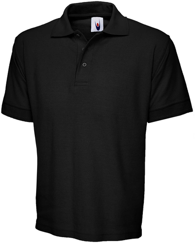 Heavyweight Cotton Poloshirt | Black