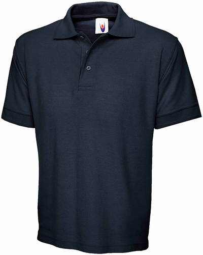 Heavyweight Cotton Poloshirt | Navy