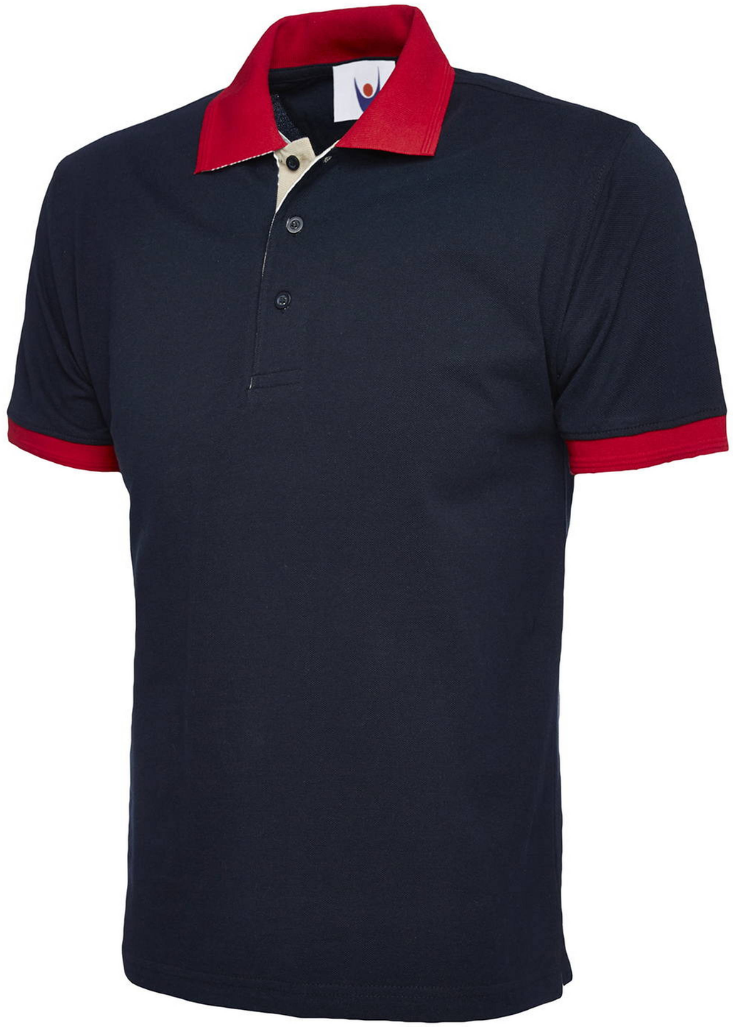 Contrast Poloshirt | Navy