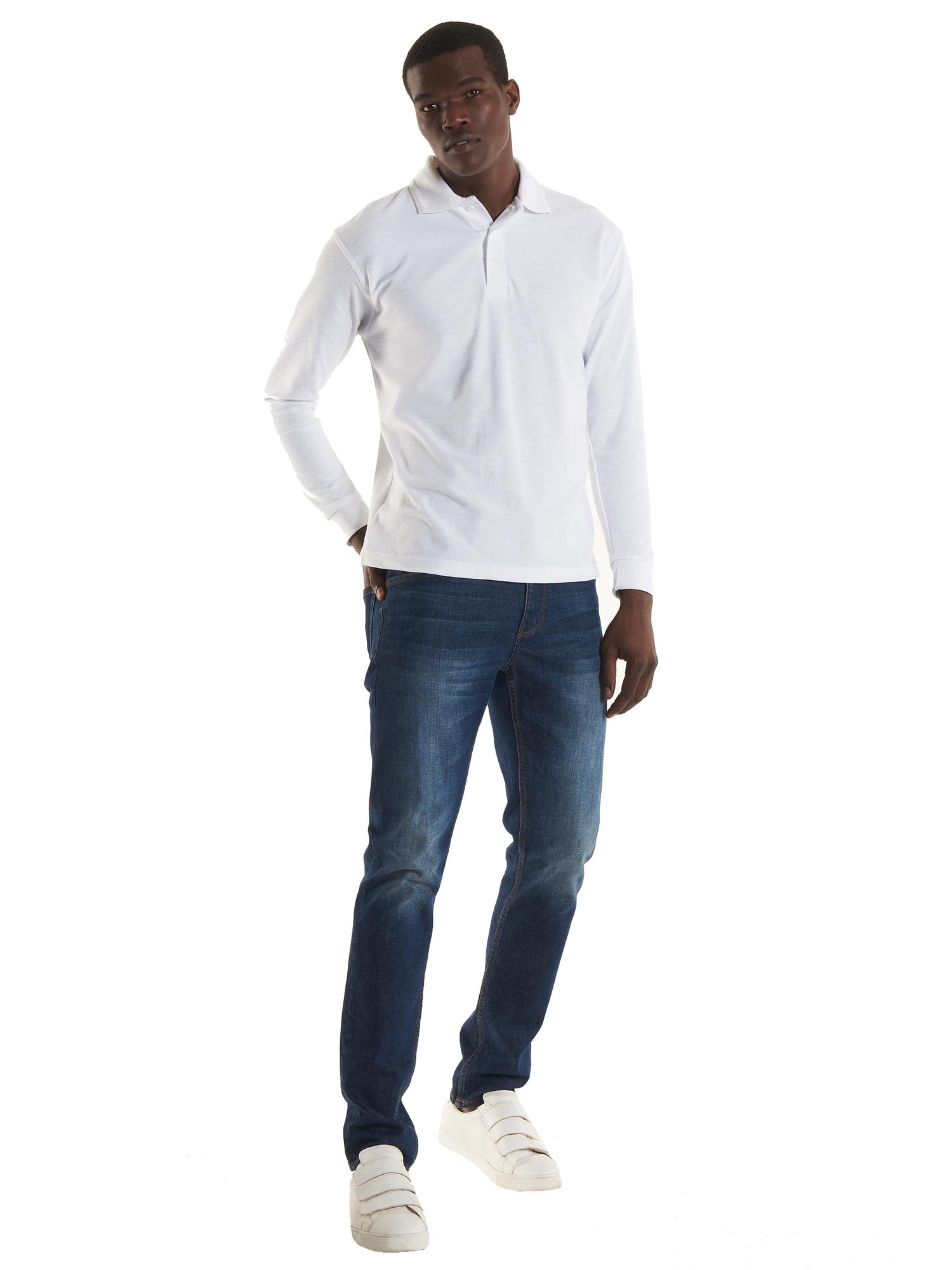 Longsleeve Classic Poloshirt | Black
