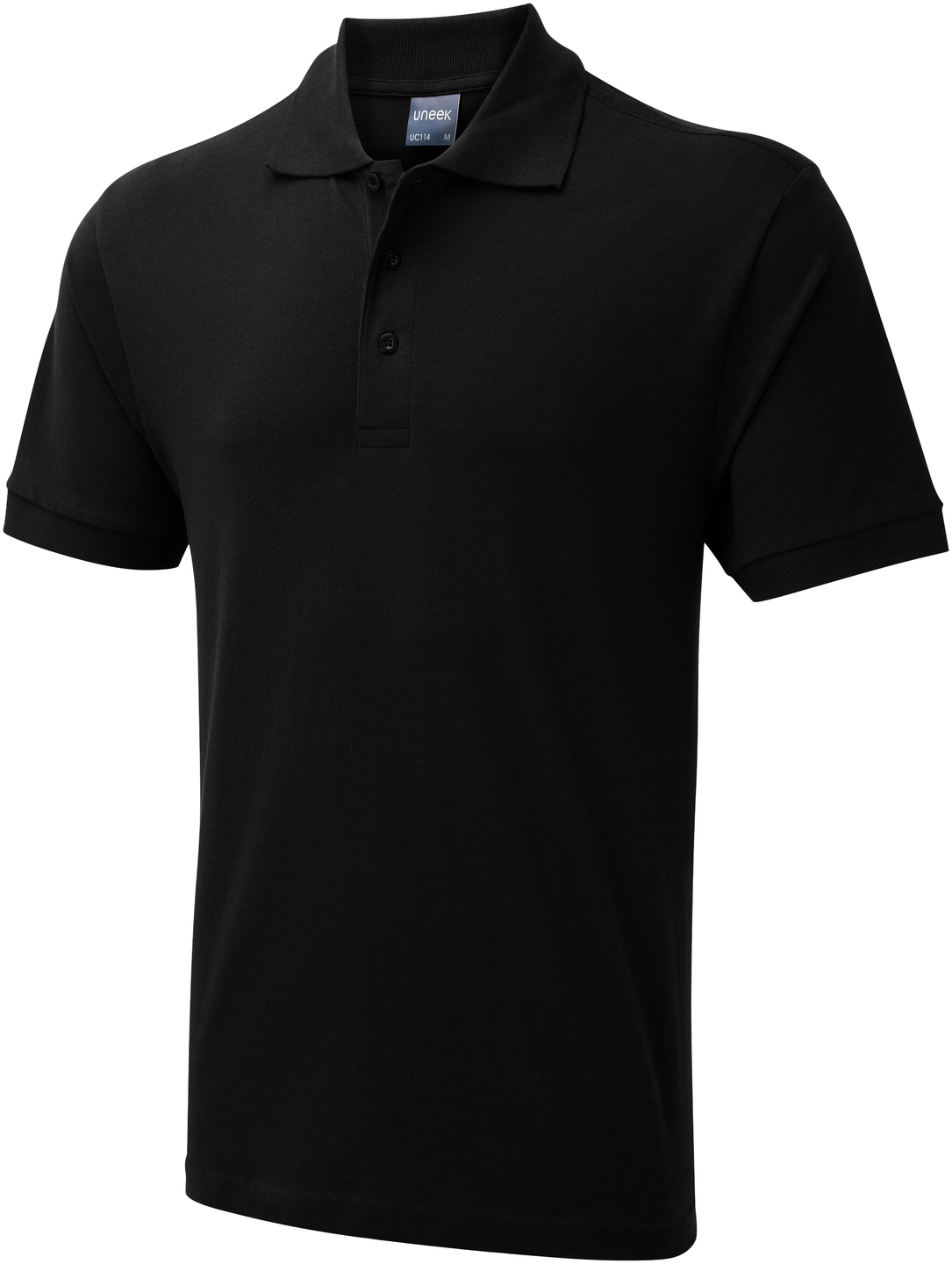 Mens Active Cotton Poloshirt | Black