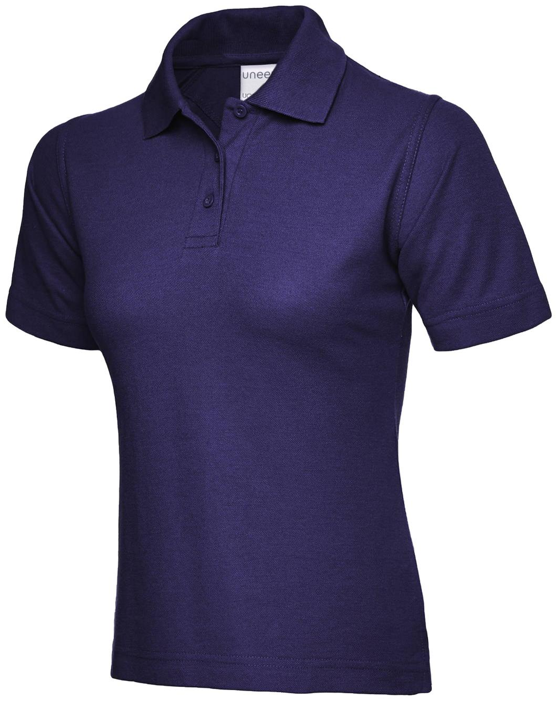 Ladies Active Cotton Poloshirt | Purple
