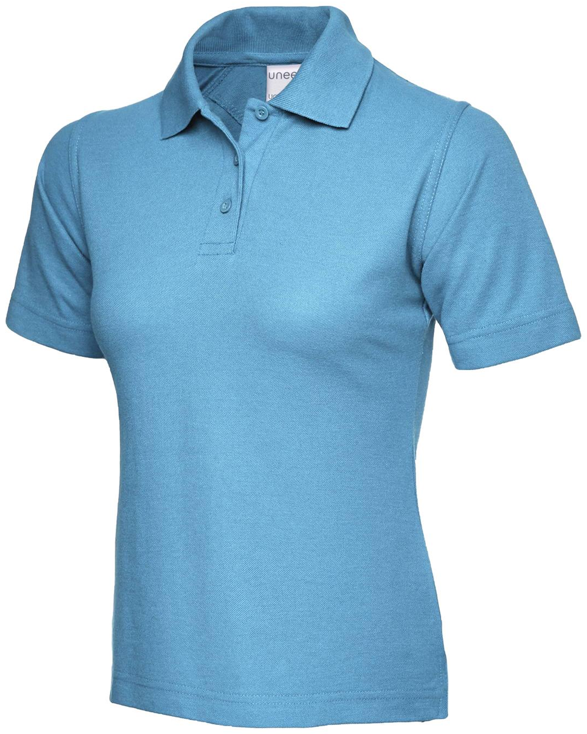 Ladies Active Cotton Poloshirt | Sky