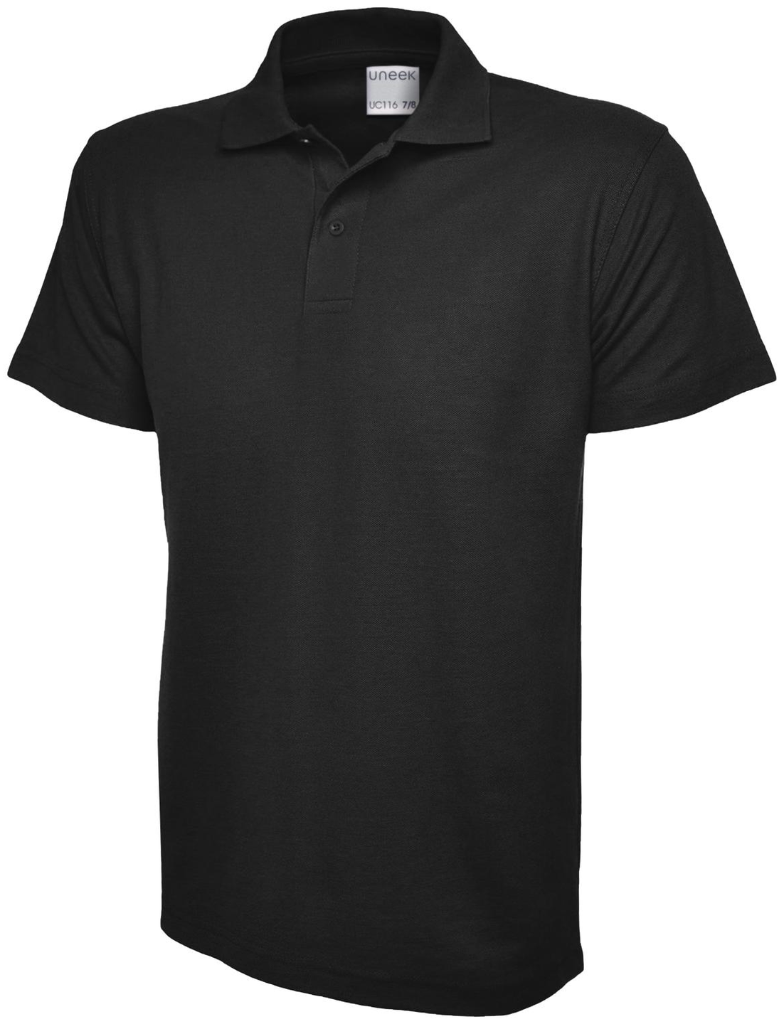 Childrens Active Cotton Poloshirt | Black