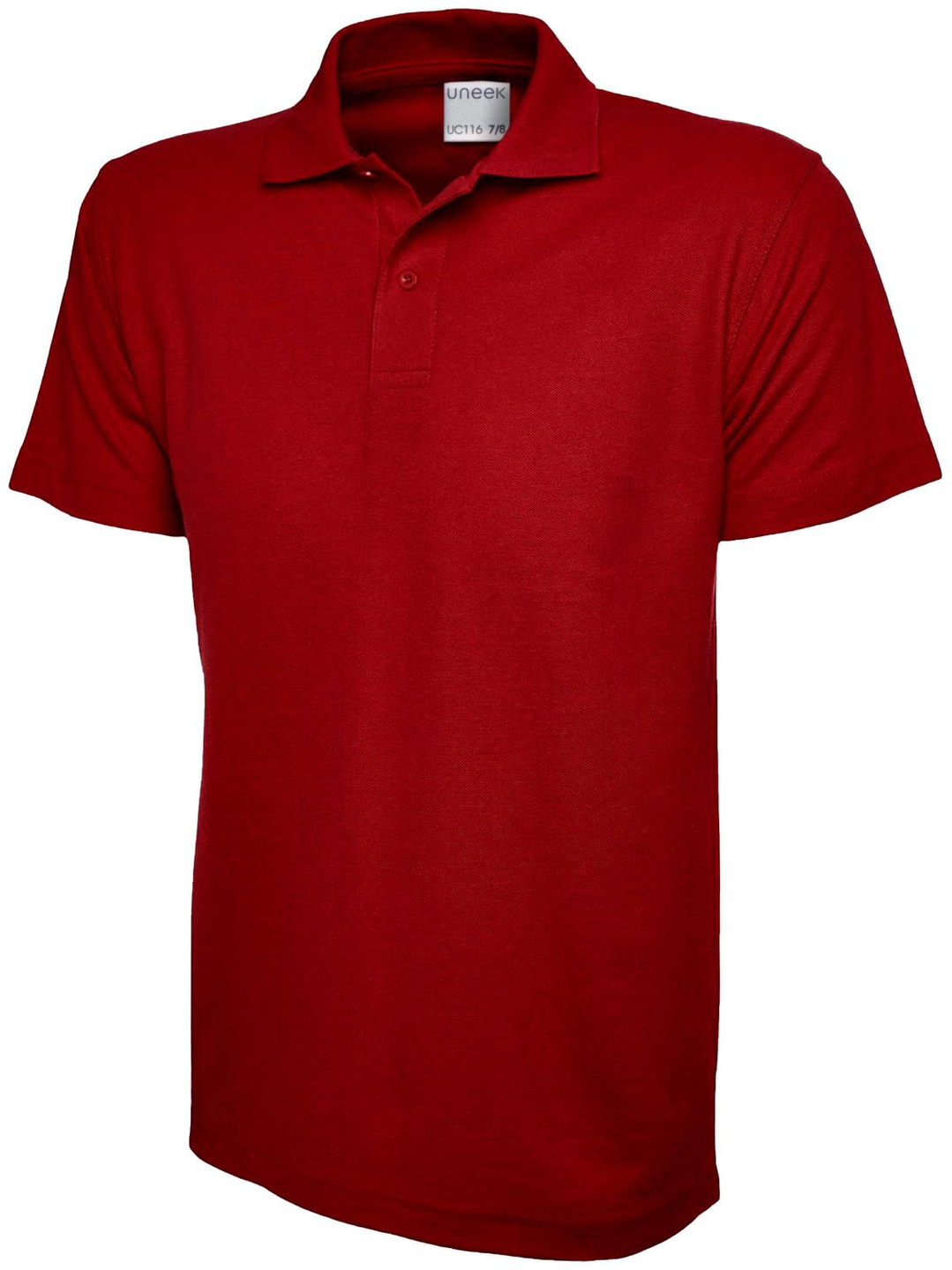 Childrens Active Cotton Poloshirt | Red