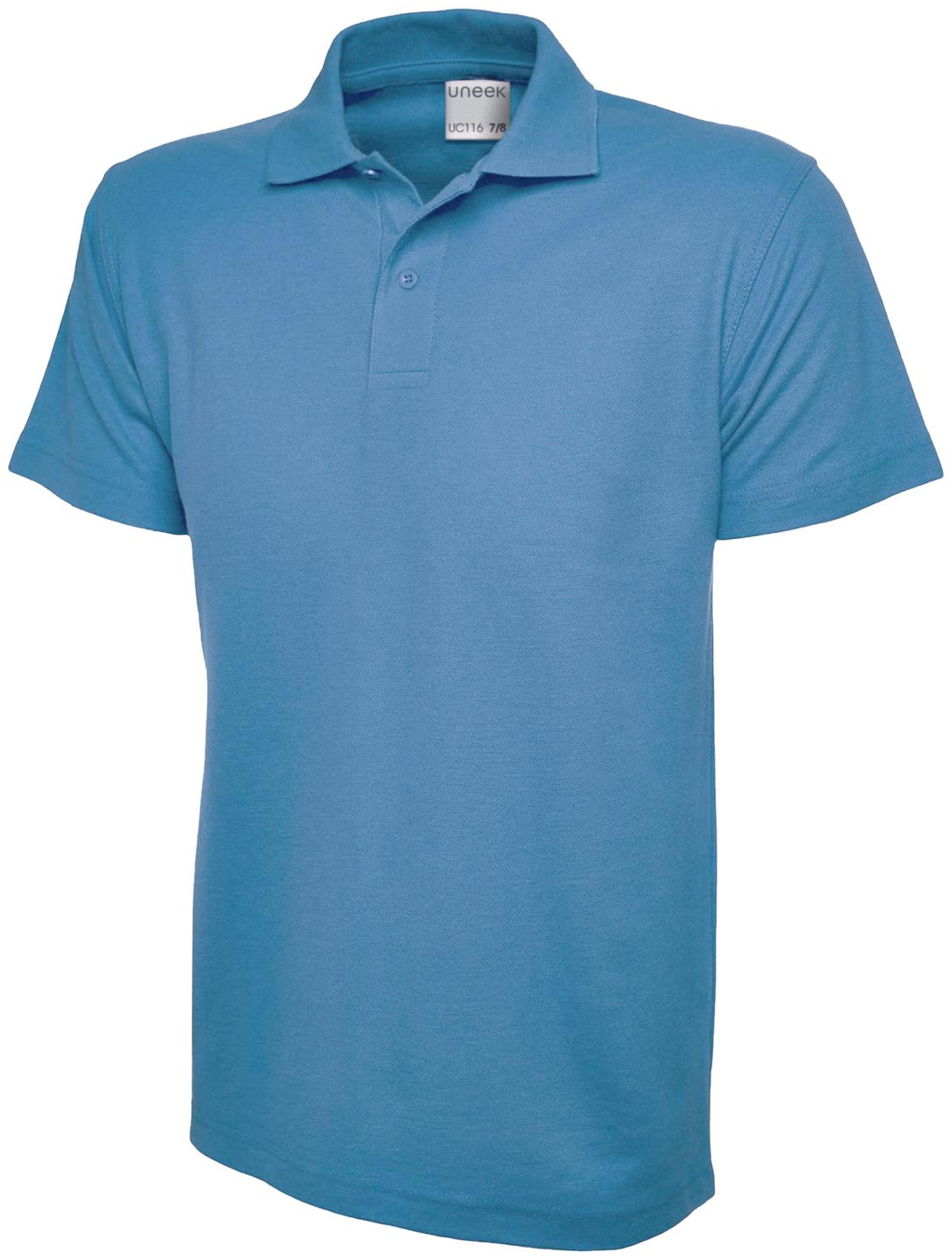 Childrens Active Cotton Poloshirt | Sky