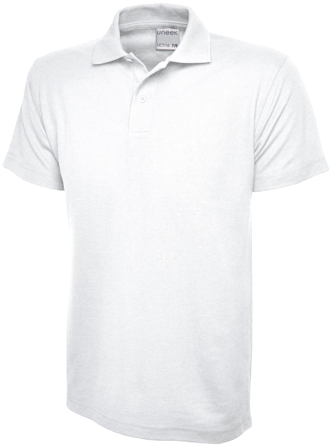 Childrens Active Cotton Poloshirt | White