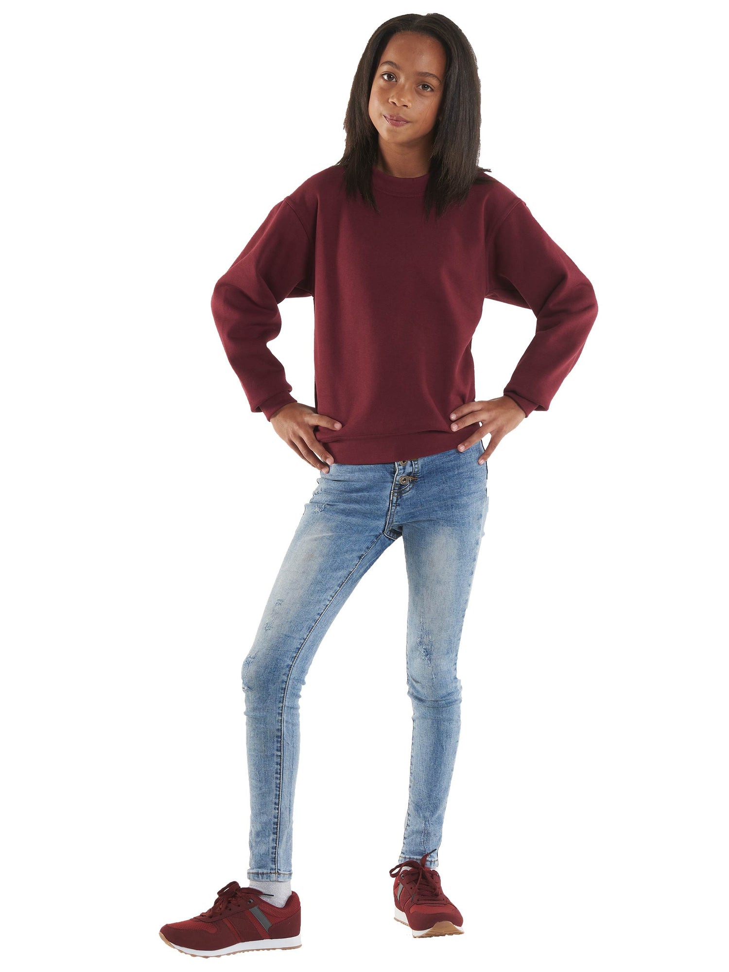 Childrens Classic Sweatshirt | Red