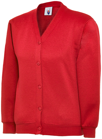 Childrens Classic Cardigan | Red