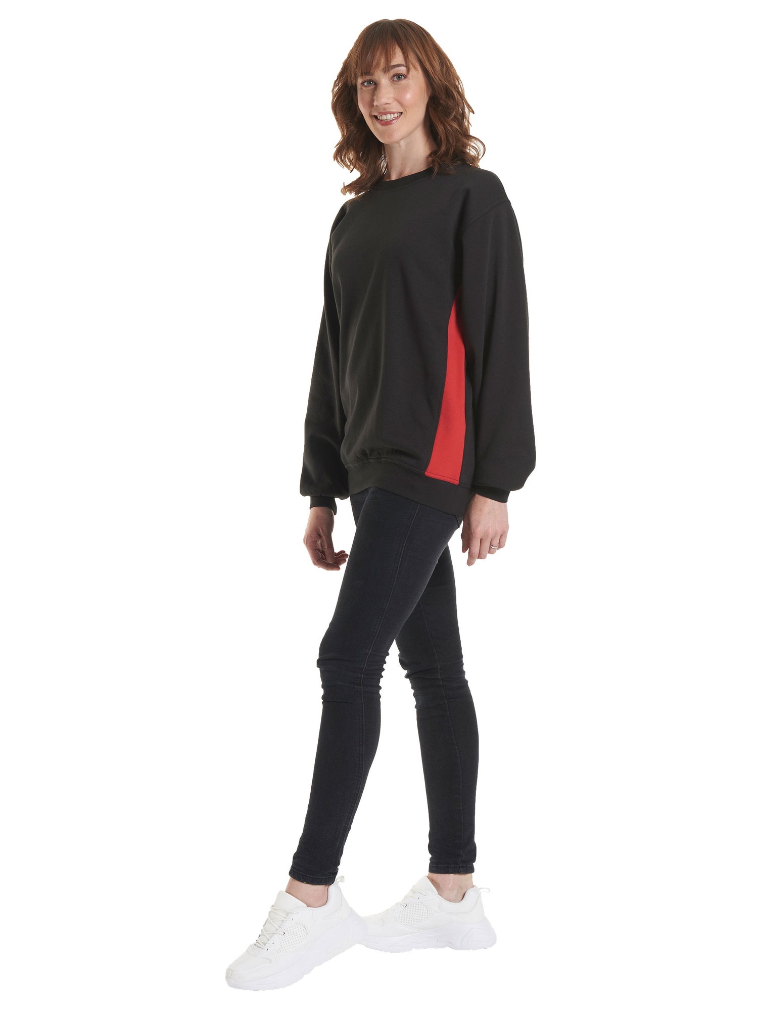 Two Tone Crew New Sweatshirt | Black/Yellow