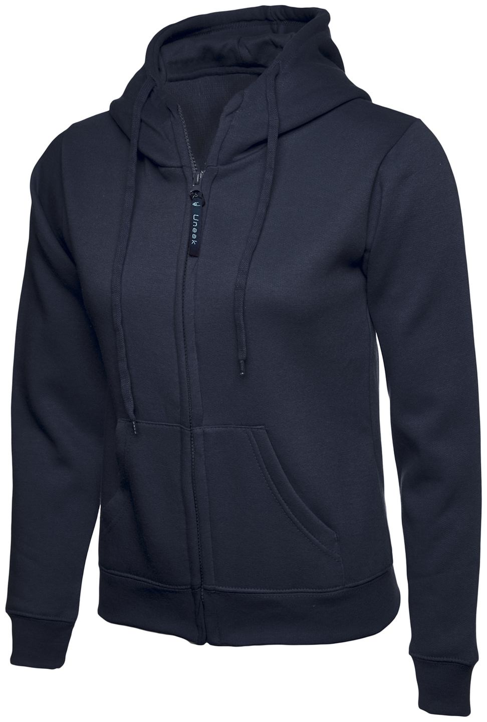 Ladies Classic Full Zip Hooded Sweatshirt | Navy