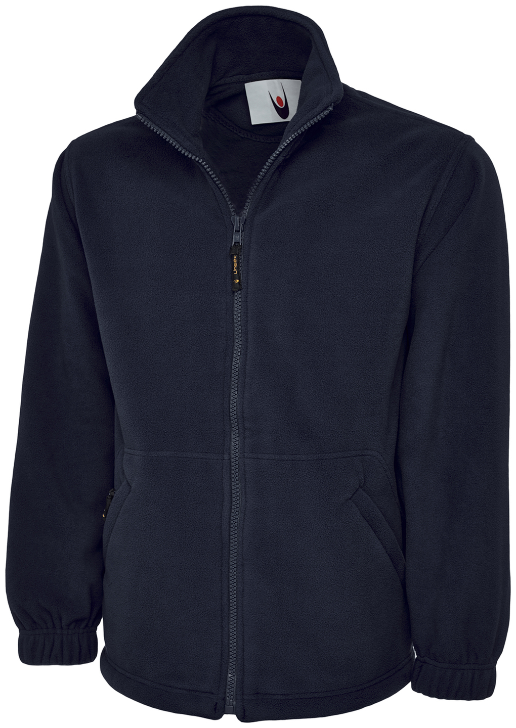 Heavyweight Full Zip Fleece Jacket | Navy