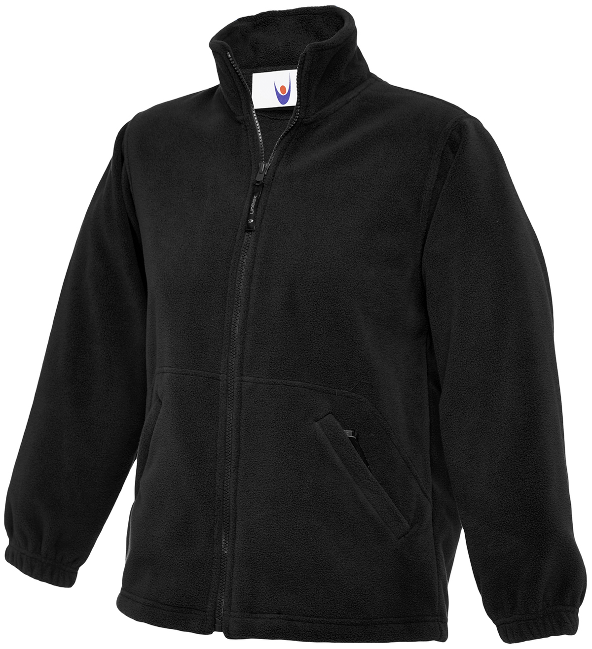 Childrens Classic Full Zip Fleece Jacket | Black