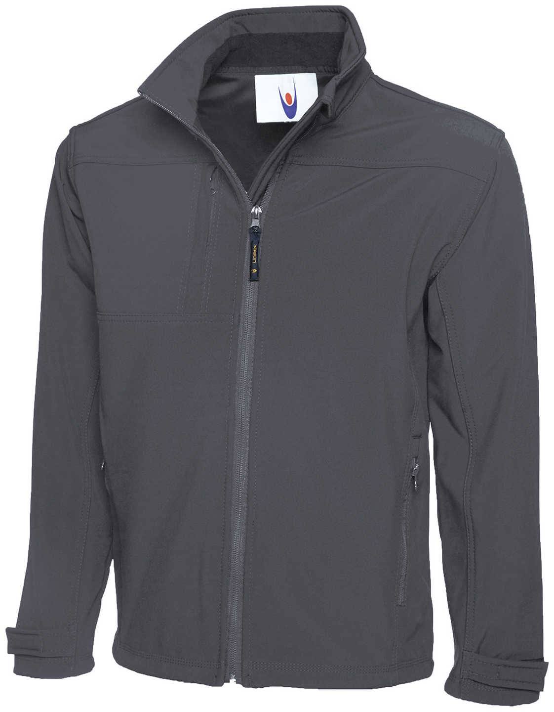 Deluxe Full Zip Soft Shell Jacket | Light Grey