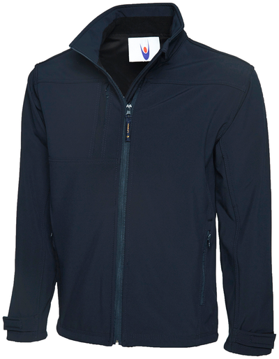 Deluxe Full Zip Soft Shell Jacket | Navy