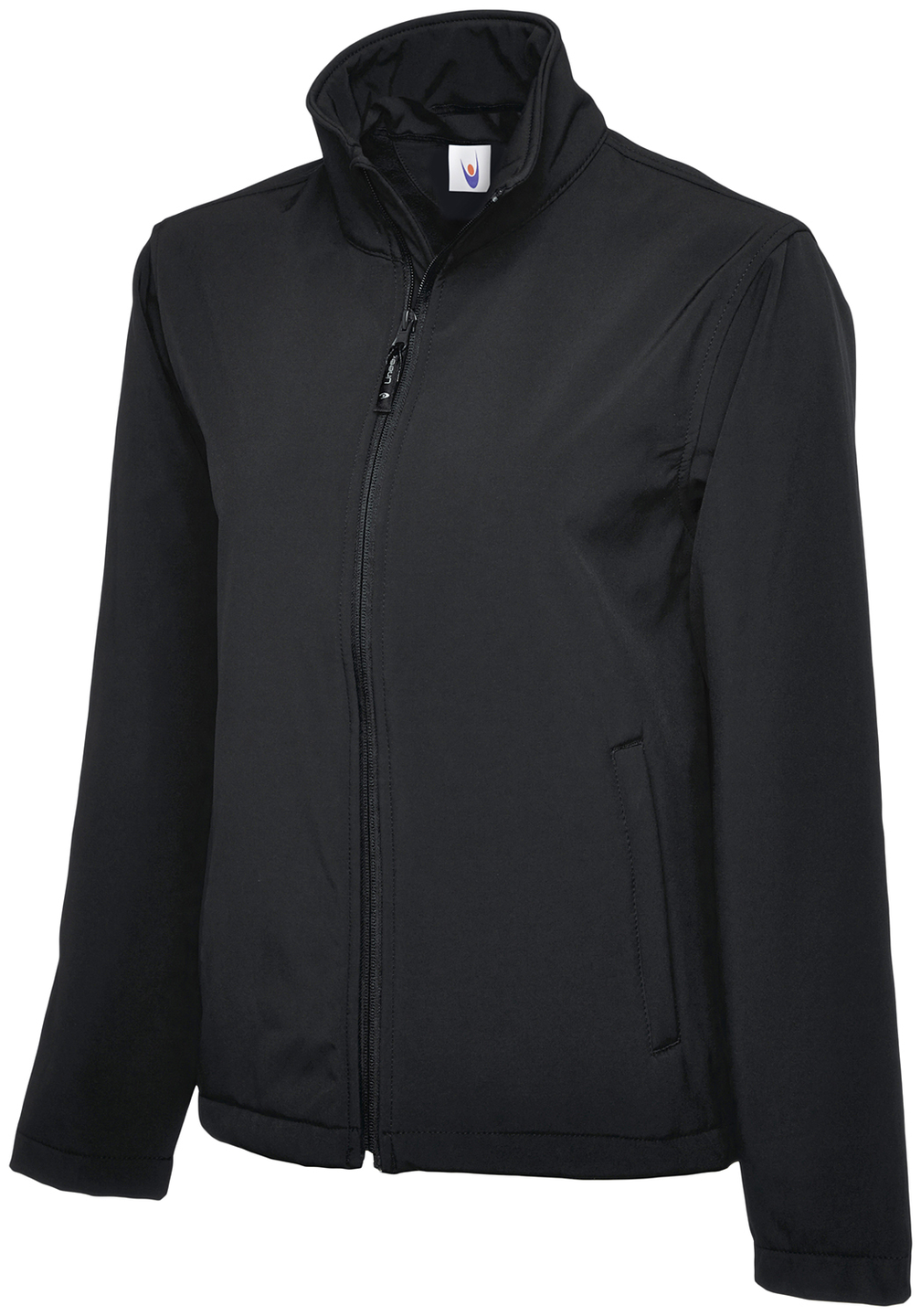 Classic Full Zip Soft Shell Jacket | Black