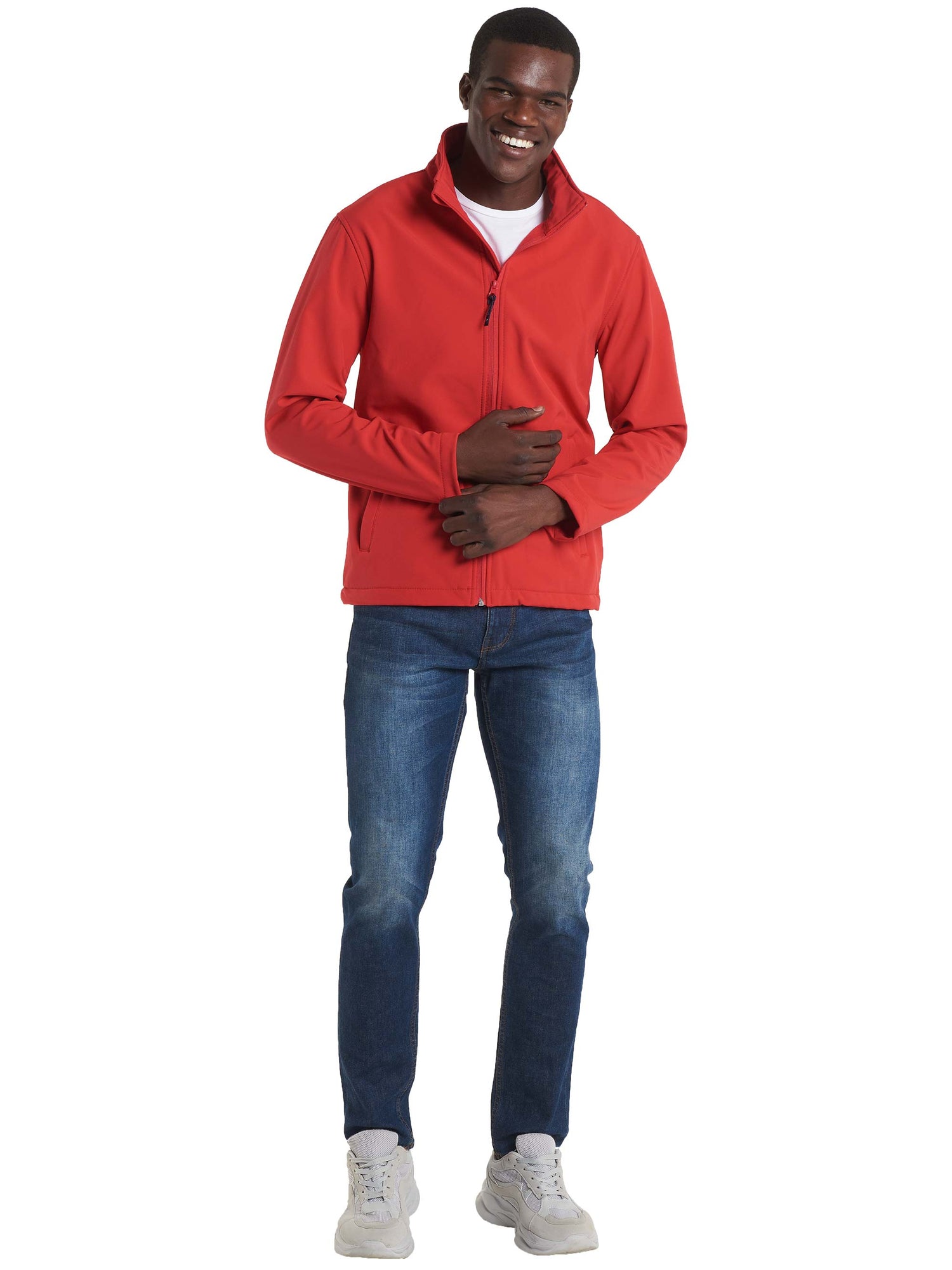 Classic Full Zip Soft Shell Jacket | Black